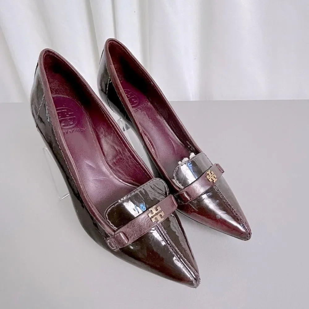 Tory Burch Women’s Burgundy heels Size 6M